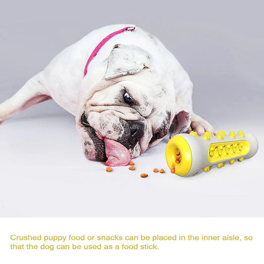 Dog Squeaky Toy for Aggressive Chewers – Nearly Indestructible Rubber Toothbrush Chew Toy CJ
