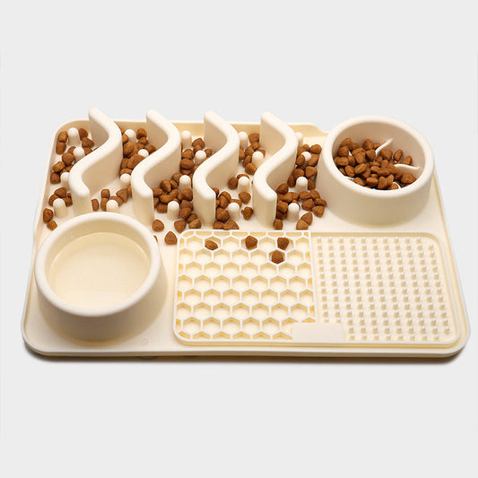 Dog Slow Feeder Licking Mat – Silicone Lick Pad for Slower Eating and Dental Support CJ