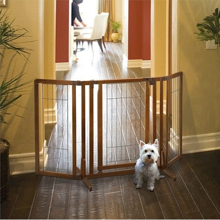 Premium Plus Freestanding Pet Gate with Door Richell
