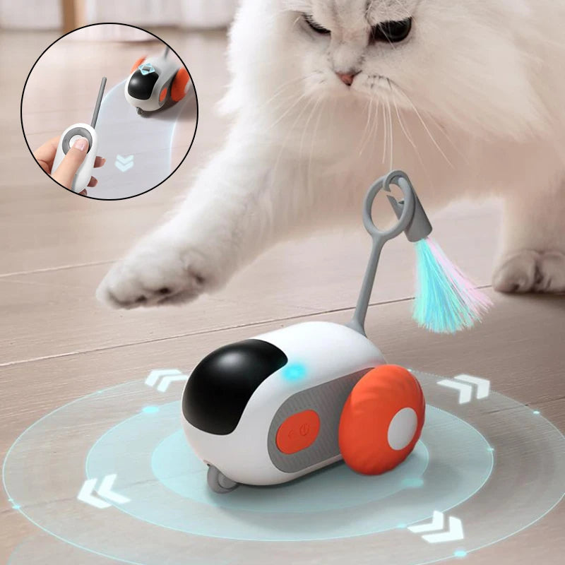 Remote Control Car Cat Toy Car – Automatic Self-Moving Smart Cat Toy CJ
