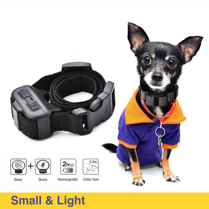 Anti Bark Collar for Small Dogs – Automatic Barking Control with Beep CJ