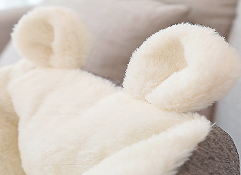 Luxury Calming Pet Bed for Dogs & Cats | Ultra-Soft Plush Donut Bed with Supportive Bolster CJ