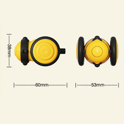 Electric Cat Car Toy – Self-Moving Cat Toy Bee with Feather Teaser CJ