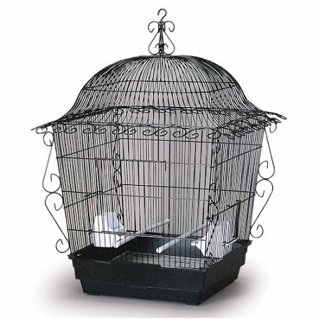 Elegant Scrollwork Bird Cage - White Prevue Pet Products