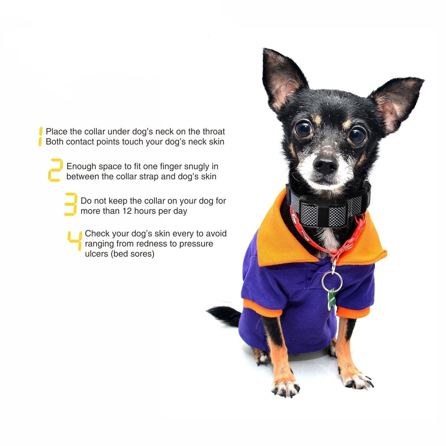 Anti Bark Collar for Small Dogs – Automatic Barking Control with Beep CJ
