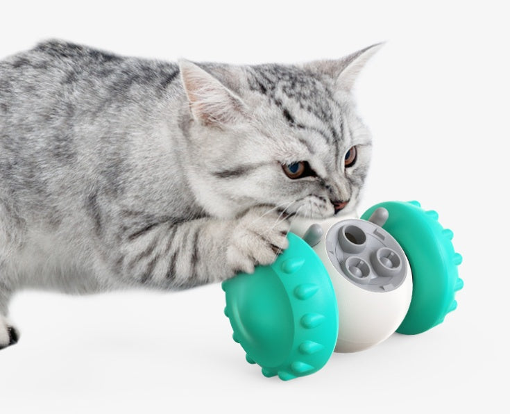 Interactive Slow Feeder Dog and Cat Toy – Balance Pet Treat Dispenser CJ