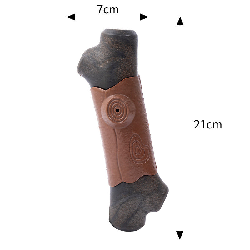 Tough Dog Toy for Aggressive Chewers – Indestructible Nylon Chew Toy with Bacon Flavor CJ