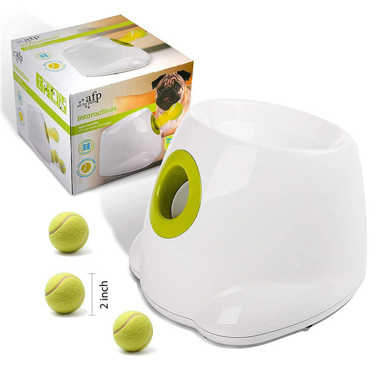 Automatic Dog Ball Launcher – Interactive Tennis Ball Thrower CJ