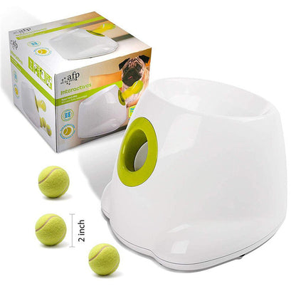 Automatic Dog Ball Launcher – Interactive Tennis Ball Thrower CJ