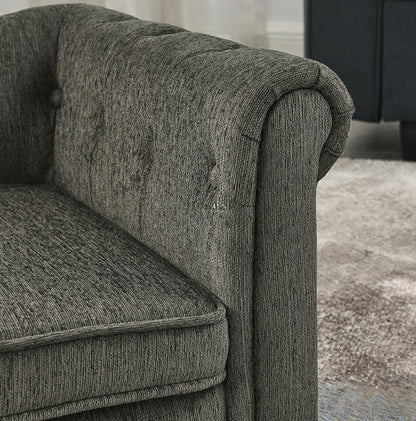Dark Gray Rectangular Dog Sofa – Raised Large Dog Pet Couch CJ