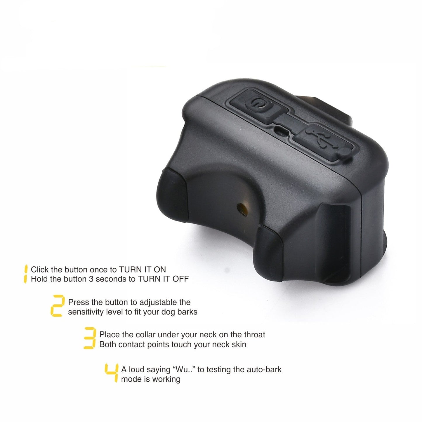 Anti Bark Collar for Small Dogs – Automatic Barking Control with Beep CJ