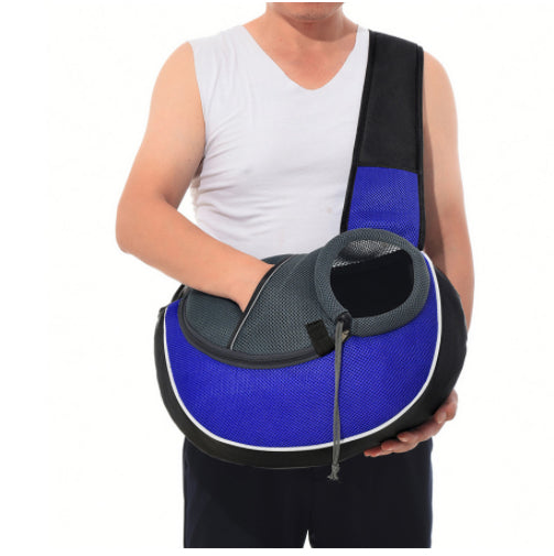Portable Pet Sling Carrier | Breathable Crossbody Dog & Cat Carrier Bag for Small Pets (Up to 10kg) CJ