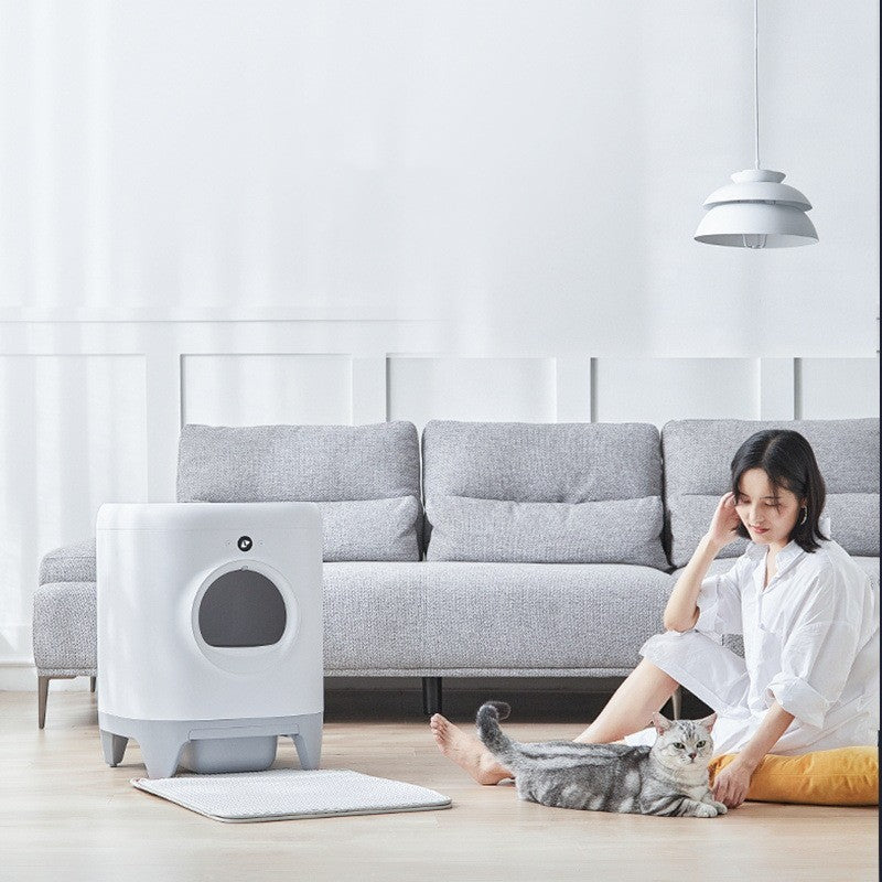 Automatic Cat Litter Box with App Control – 7L Self-Cleaning Smart Cat Toilet CJ