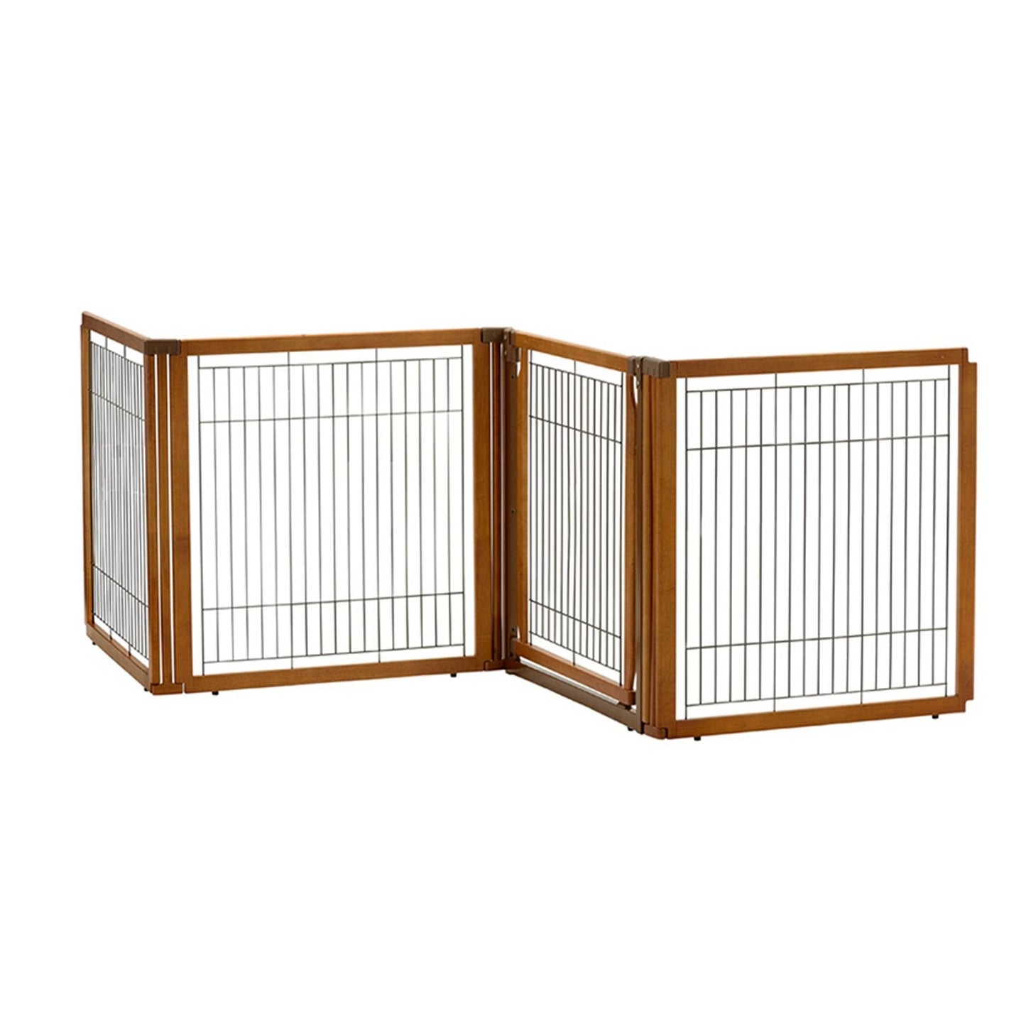 Richell Convertible Elite 4 Panel Pet Gate - Autumn Matte Richell