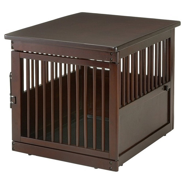 Richell End Table Wood Dog Crate Richell