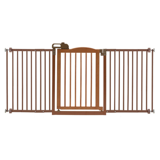 One-Touch Gate II Wide in Brown Dogtra
