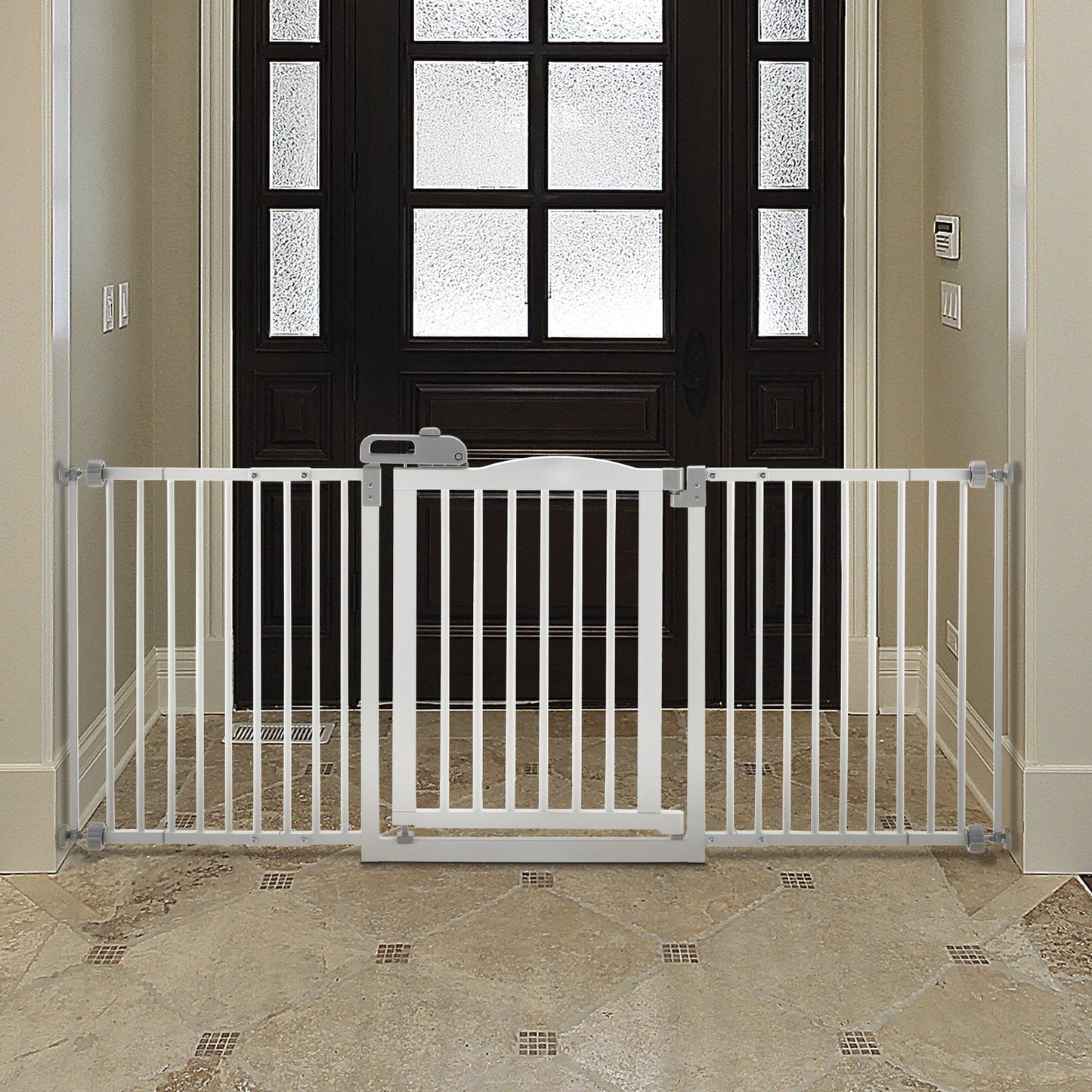One-Touch Gate II Wide in White Essential Pet Products