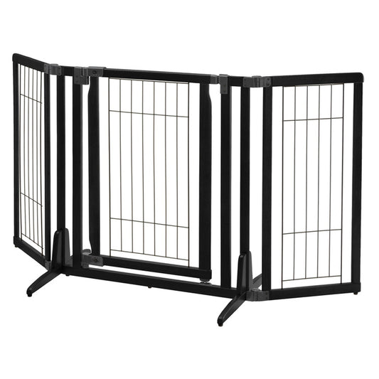 Richel Premium Plus Freestanding Pet Gate - Black Dogtra