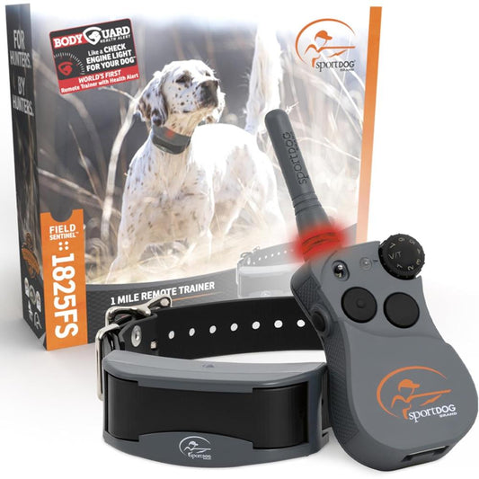 SportDOG Brand FieldSentinel 1825 Remote Trainer with Bodyguard Health Alerts Dogtra