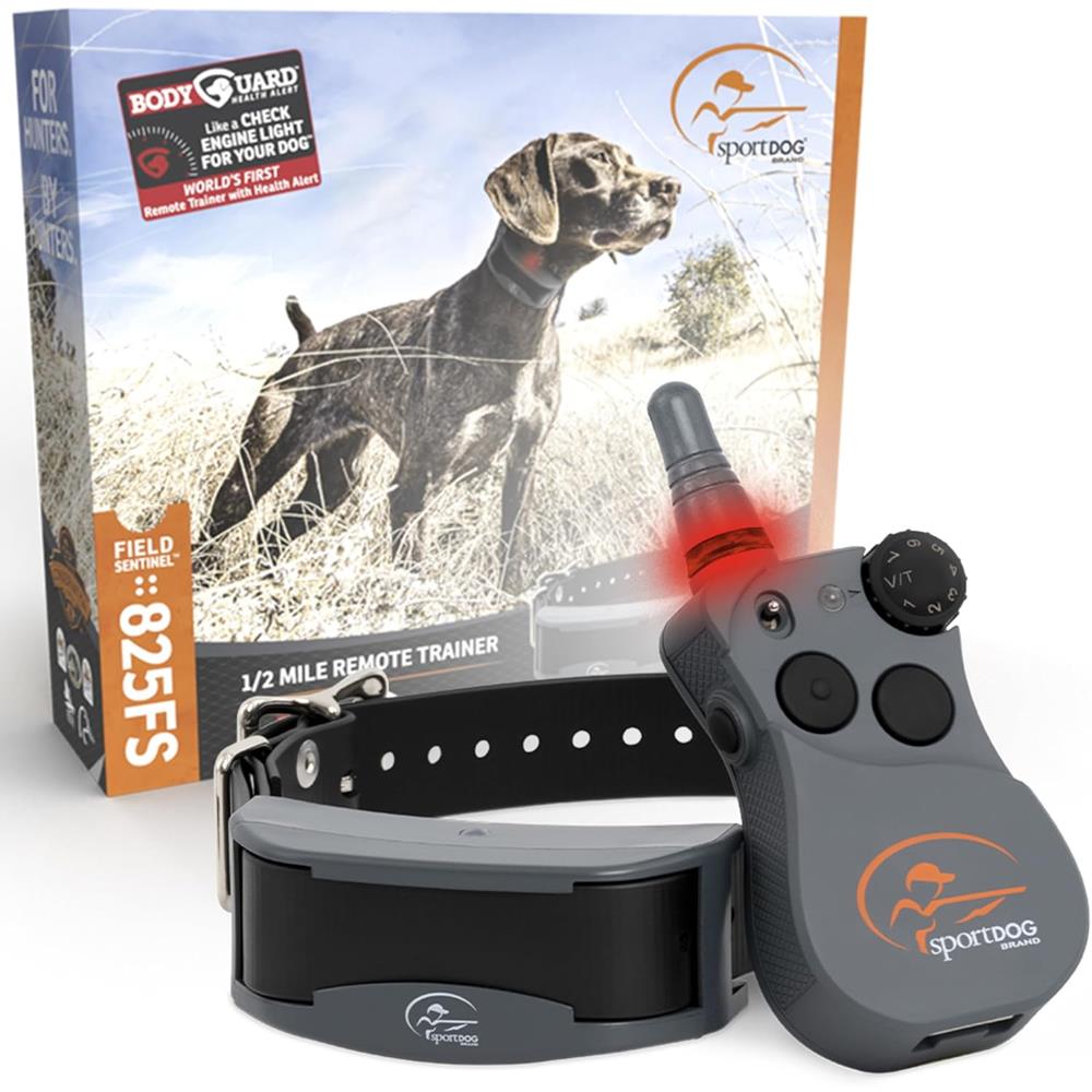 SportDOG Brand FieldSentinel 825 Remote Trainer with Bodyguard Health Alerts Dogtra