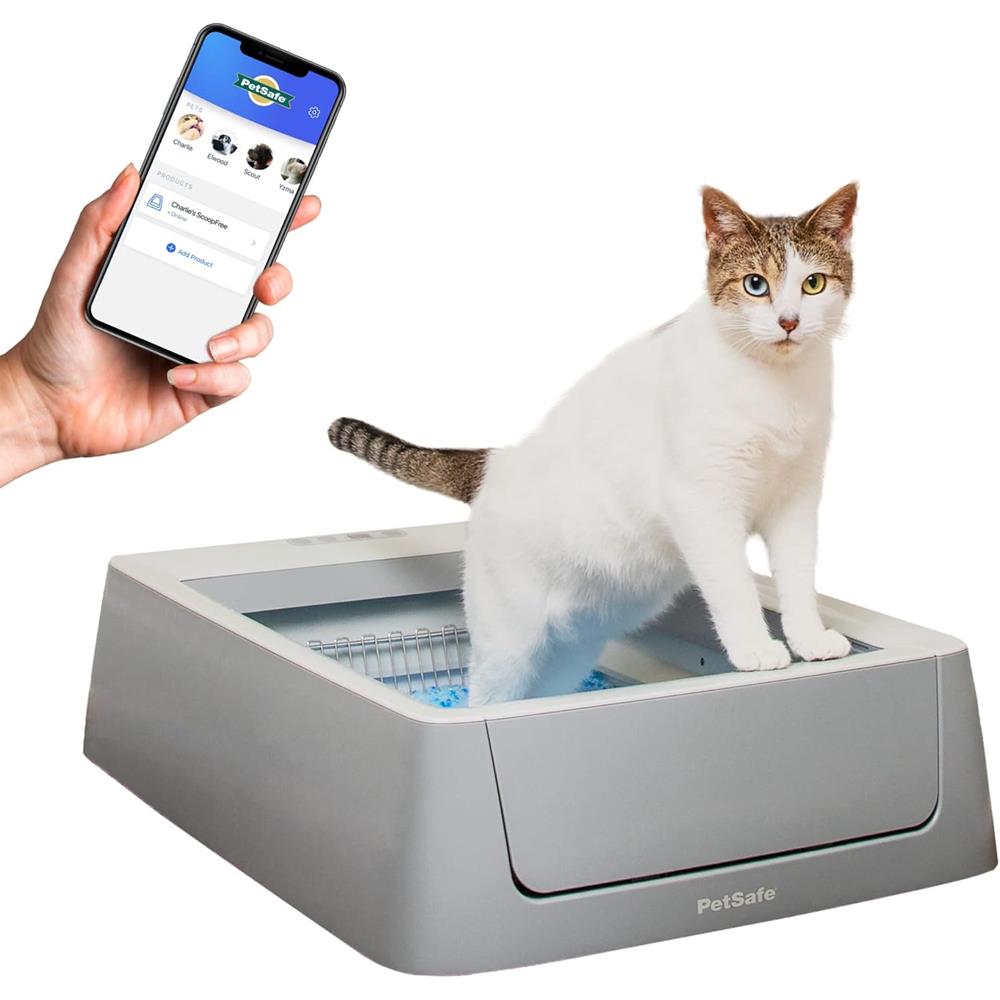PetSafe ScoopFree Crystal Smart Self-Cleaning Litter Box Perimeter Technologies