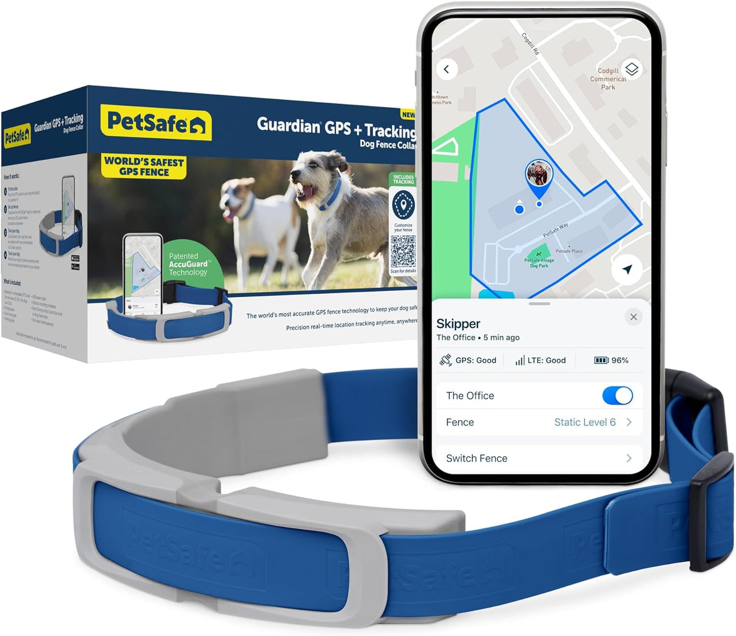 PetSafe Guardian GPS + Tracking Dog Fence Collar – Wireless Dog Fence with Real-Time Tracking Prevue Pet Products