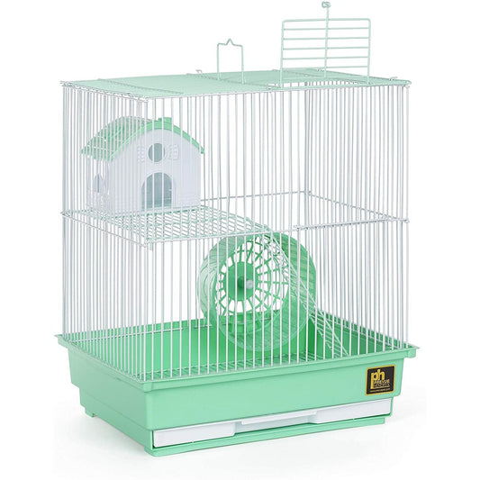 Prevue Pet Products Two Story Hamster Cage - Green PetSafe