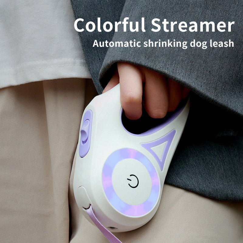 Retractable Dog Leash with One-Button Brake | Automatic Telescopic Pet Leash for Small to Large Dogs CJ