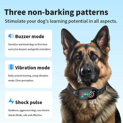 Smart Anti Bark Dog Collar – Rechargeable Bark Control with AI Detection and Waterproof Design CJ