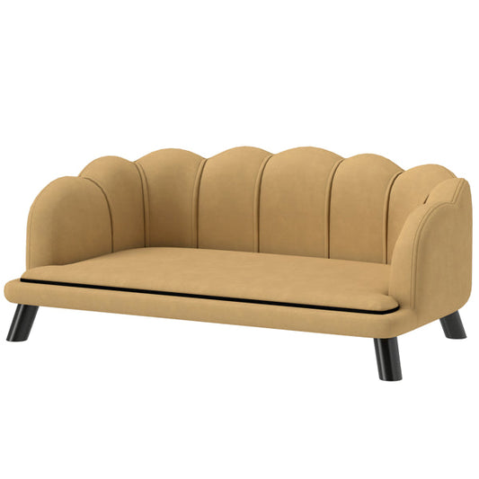 Luxury Dog Sofa Bed – Plush Raised Pet Couch for Small and Medium Dogs CJ