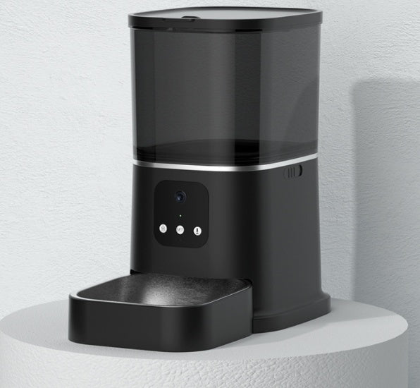 Smart Automatic Pet Feeder with WiFi App Control – 6L Timed Food Dispenser with Voice Recorder CJ