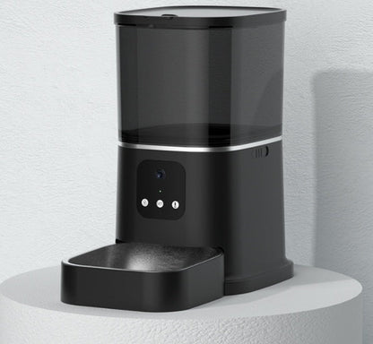 Smart Automatic Pet Feeder with WiFi App Control – 6L Timed Food Dispenser with Voice Recorder CJ