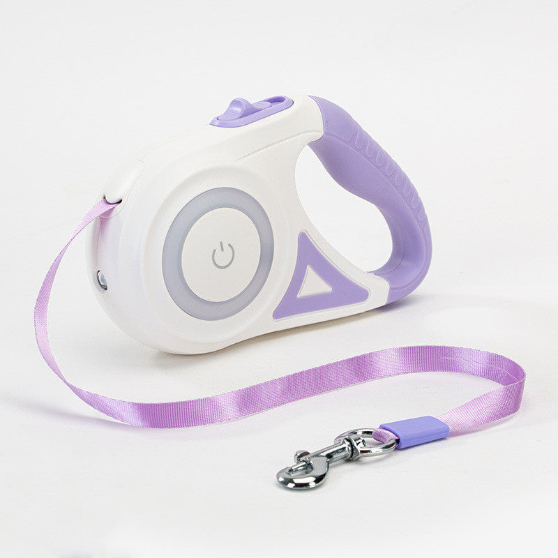 Retractable Dog Leash with One-Button Brake | Automatic Telescopic Pet Leash for Small to Large Dogs CJ