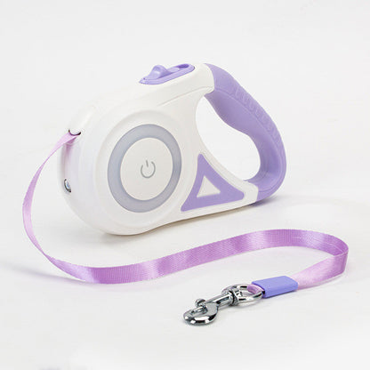 Retractable Dog Leash with One-Button Brake | Automatic Telescopic Pet Leash for Small to Large Dogs CJ