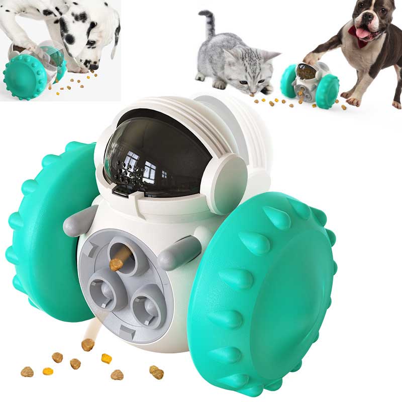 Interactive Slow Feeder Dog and Cat Toy – Balance Pet Treat Dispenser CJ
