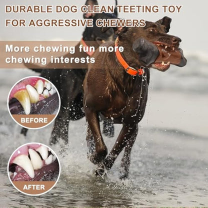 Tough Dog Toy for Aggressive Chewers – Indestructible Nylon Chew Toy with Bacon Flavor CJ