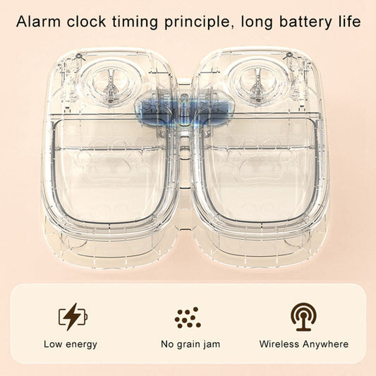 Automatic Pet Feeder & Water Dispenser – Gravity Smart Food Feeder with Stainless Steel Bowl CJ