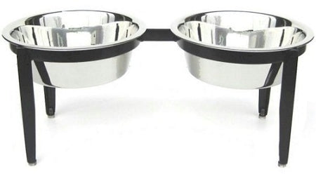 Visions Double Elevated Dog Bowl - Small PetsStop